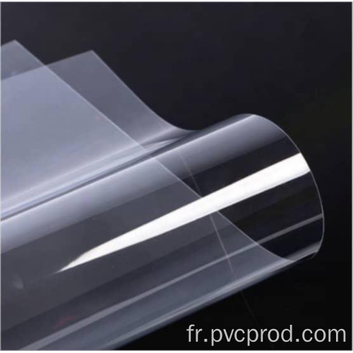 Feuille en plastique PVC d'emballage